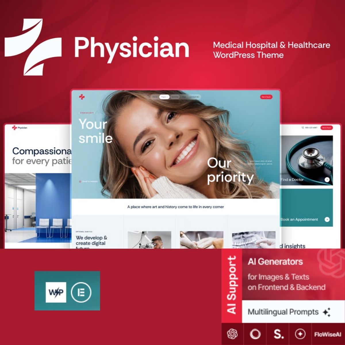 Physician - Medical Hospital & Healthcare WordPress Theme Physician - Medical Hospital & Healthcare WordPress Theme
