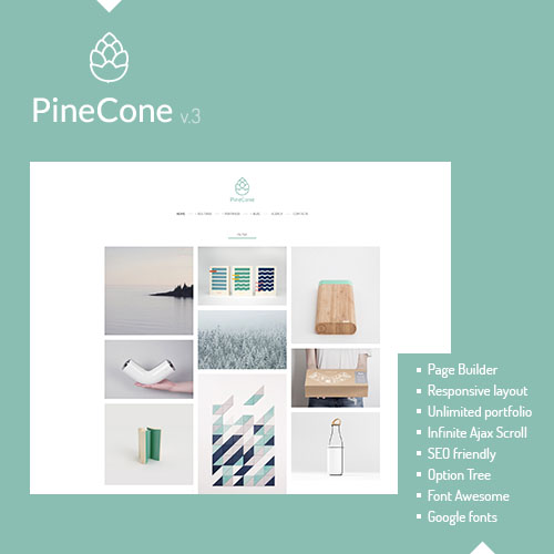 PineCone - Creative Portfolio WordPress Theme PineCone - Creative Portfolio WordPress Theme