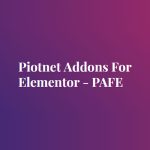Piotnet Addons For Elementor Pro