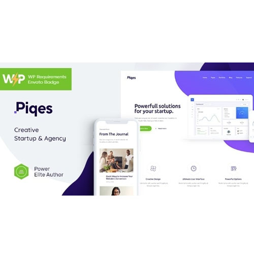 Piqes | Creative Startup & Agency WordPress Theme Piqes | Creative Startup & Agency WordPress Theme