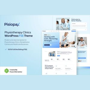Pisiopax – Physiotherapy Clinic Gutenverse FSE WordPress Block Theme