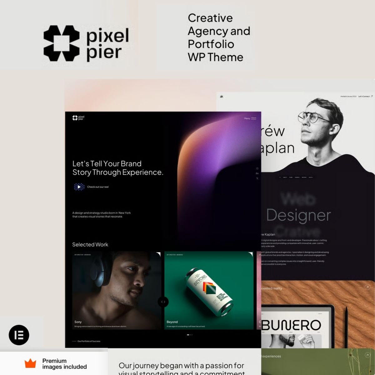 Pixelpiernyc - Portfolio Creative Agency Freelancer WordPress Theme Pixelpiernyc - Portfolio Creative Agency Freelancer WordPress Theme