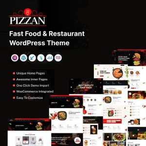 Pizzan - Fast Food and Restaurant WordPress Theme