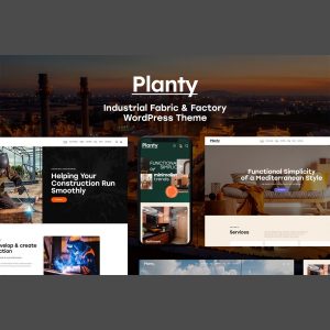 Planty - Fabric & Factory WordPress Theme