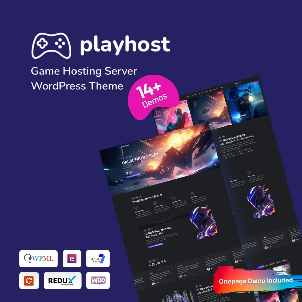 Playhost - Game Hosting Server WordPress Theme Playhost - Game Hosting Server WordPress Theme