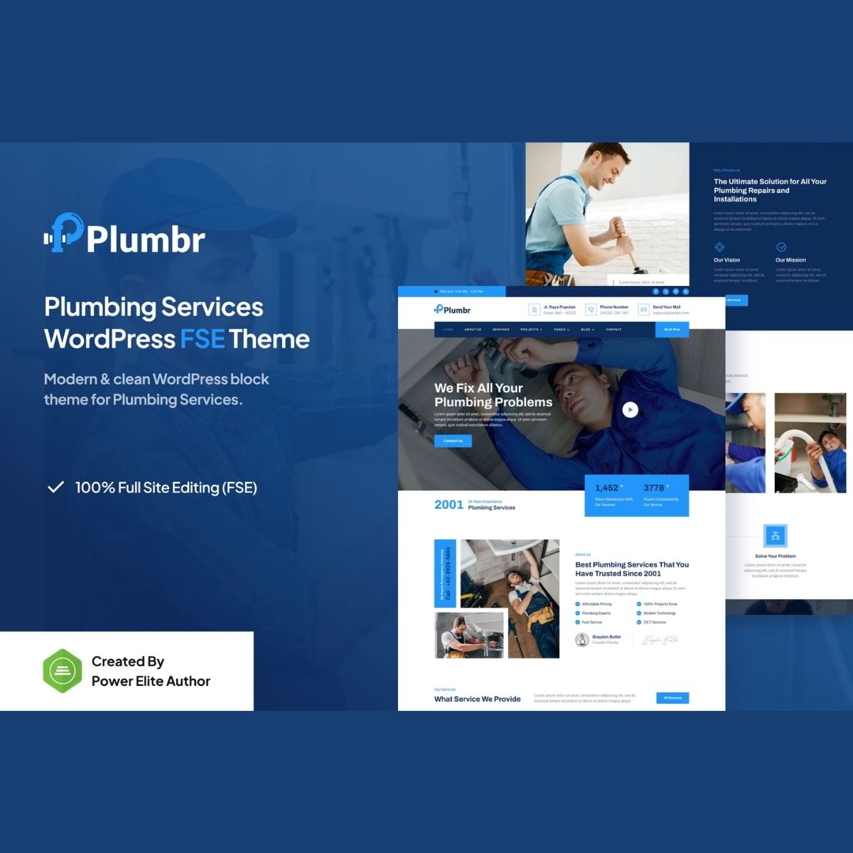 Plumbr - Plumbing Services Gutenverse FSE WordPress Theme Plumbr - Plumbing Services Gutenverse FSE WordPress Theme