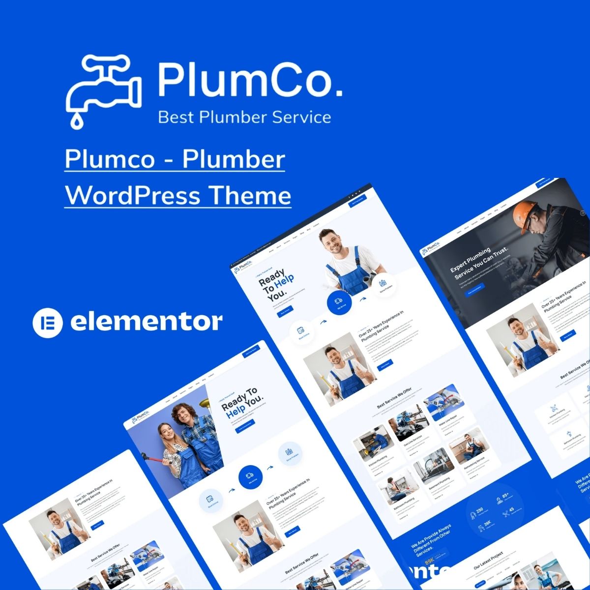 Plumco - Plumber WordPress Theme Plumco - Plumber WordPress Theme