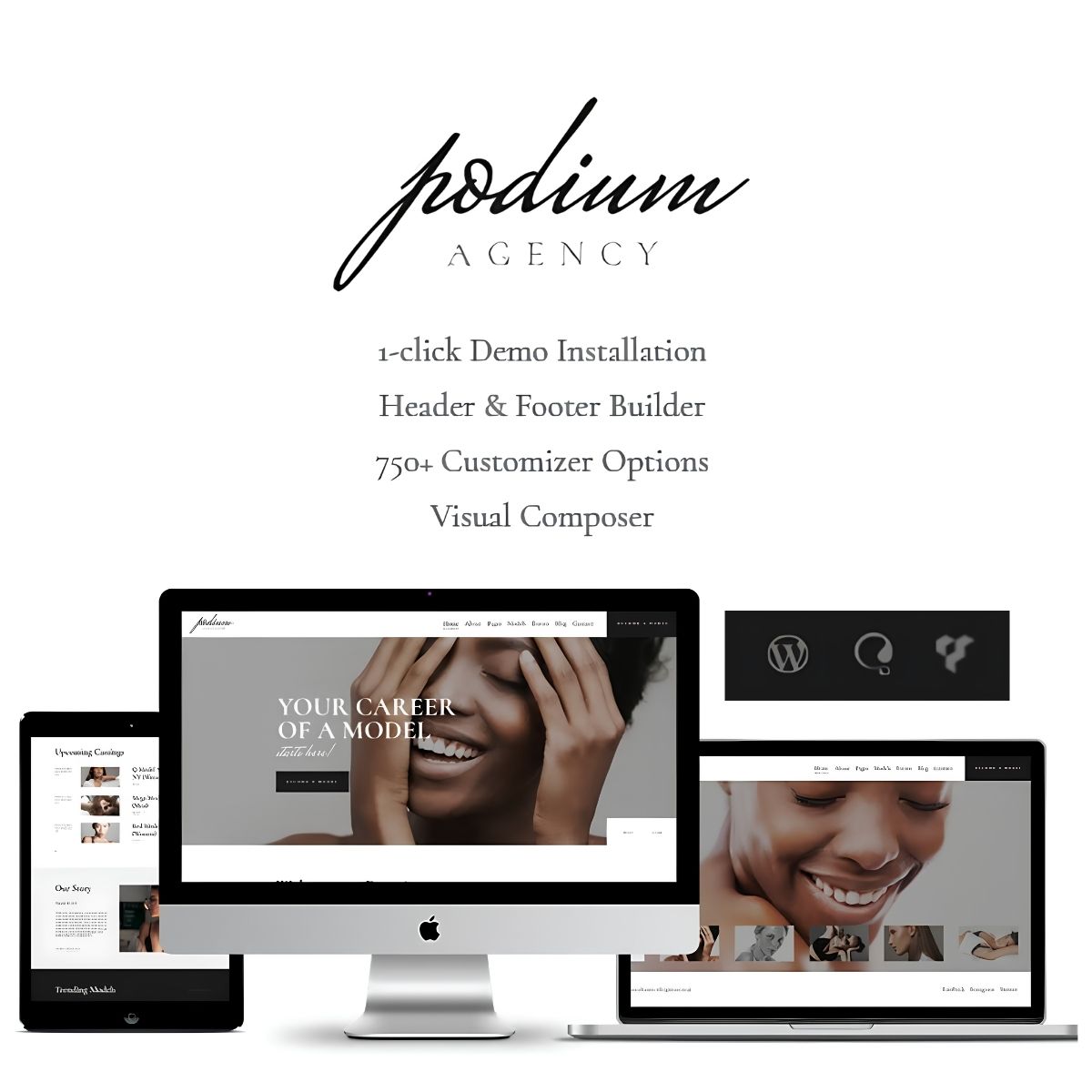 Podium | Fashion Model Agency WordPress Theme Podium | Fashion Model Agency WordPress Theme