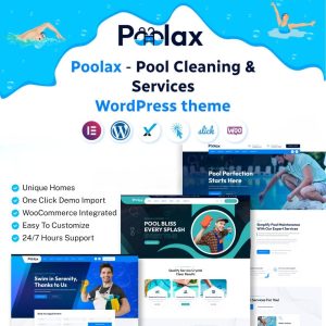 Poolax – Pool Cleaning & Services WordPress Theme