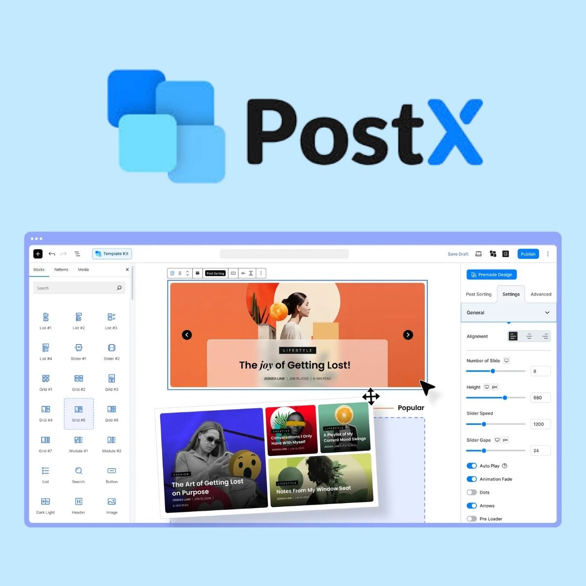 PostX Pro Gutenberg Post Blocks PostX Pro Gutenberg Post Blocks