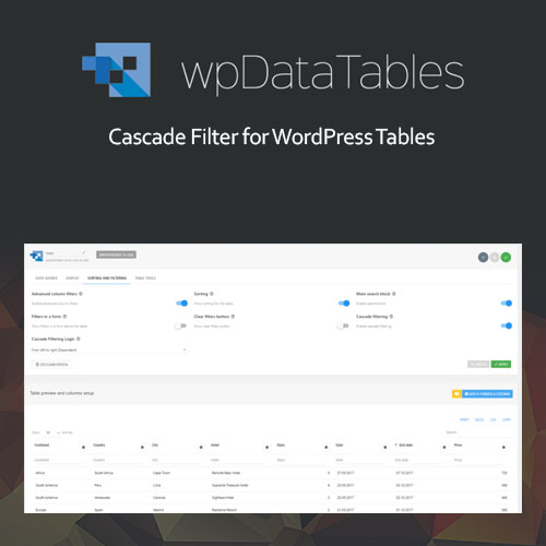Powerful Filters for wpDataTables Powerful Filters for wpDataTables