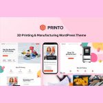 Printo - 3D Printing & Manufacturing WordPress Theme