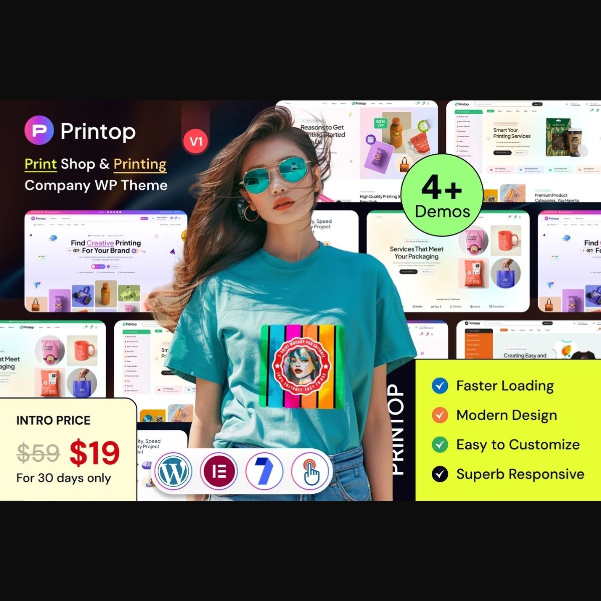 Printop - Print Shop & Printing Company WordPress Theme Printop - Print Shop & Printing Company WordPress Theme
