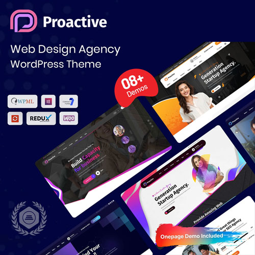 Proactive - Web Design Agency WordPress Theme Proactive - Web Design Agency WordPress Theme