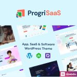 ProgriSaaS - Creative Landing Page WordPress Theme