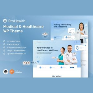 ProHealth - Creative WordPress Theme For Medical and Healthcare