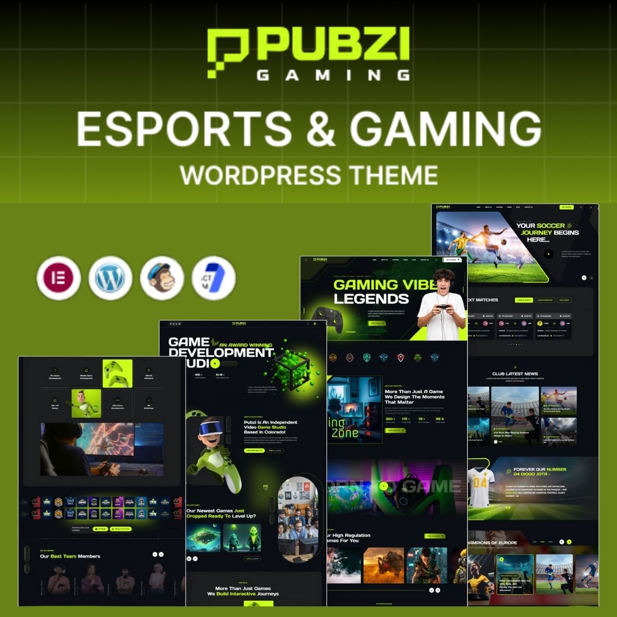 Pubzi – eSports and Gaming WordPress Theme Pubzi – eSports and Gaming WordPress Theme