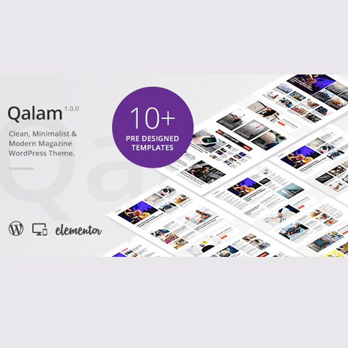 Qalam - NewsPaper and Magazine WordPress Theme Qalam - NewsPaper and Magazine WordPress Theme