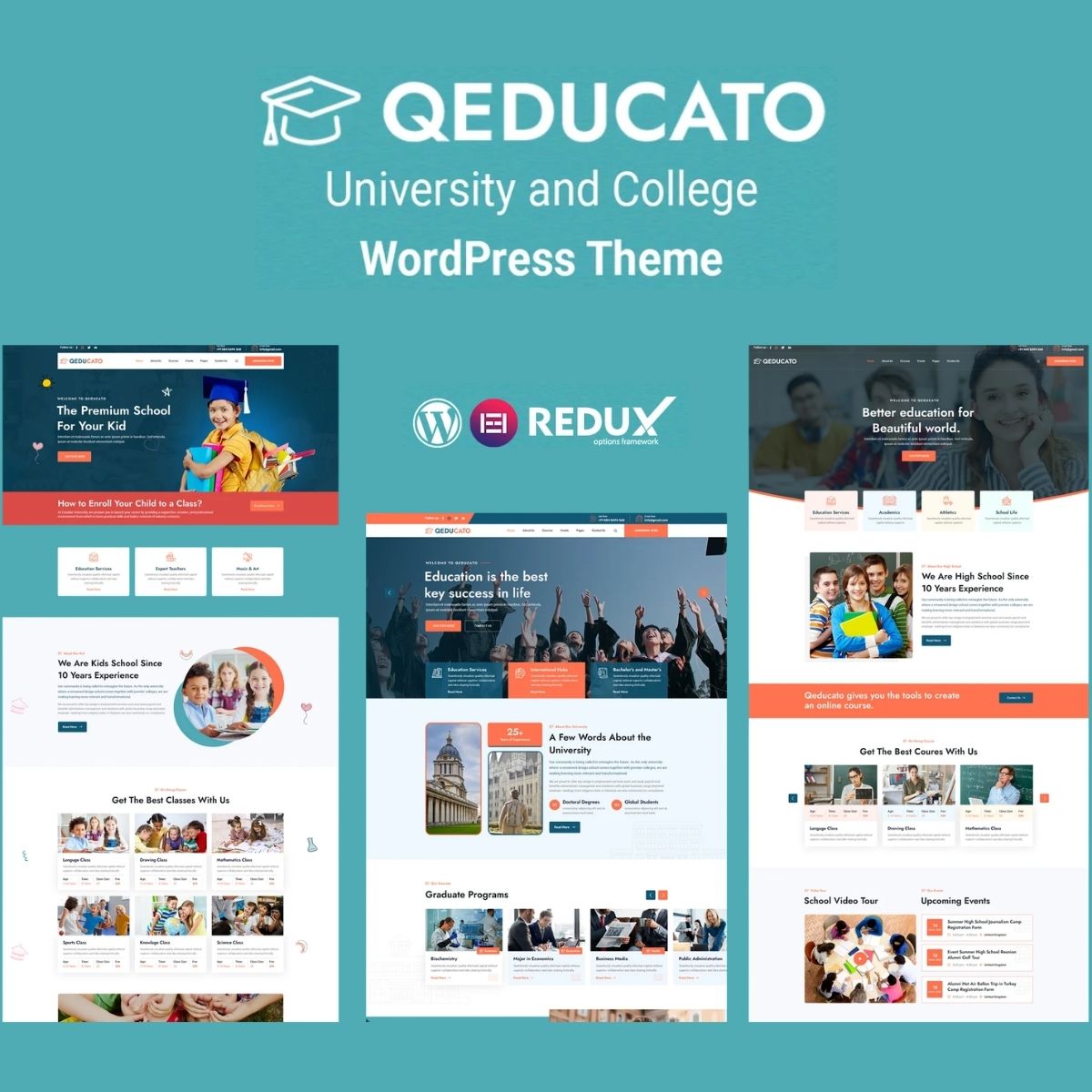 Qeducato - University and College WordPress Theme Qeducato - University and College WordPress Theme