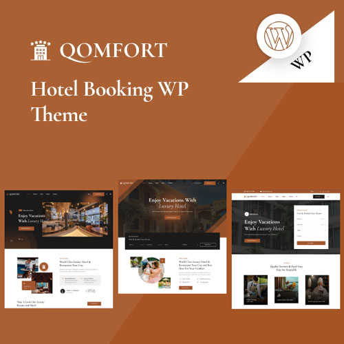 Qomfort - Hotel Booking WordPress Theme Qomfort - Hotel Booking WordPress Theme
