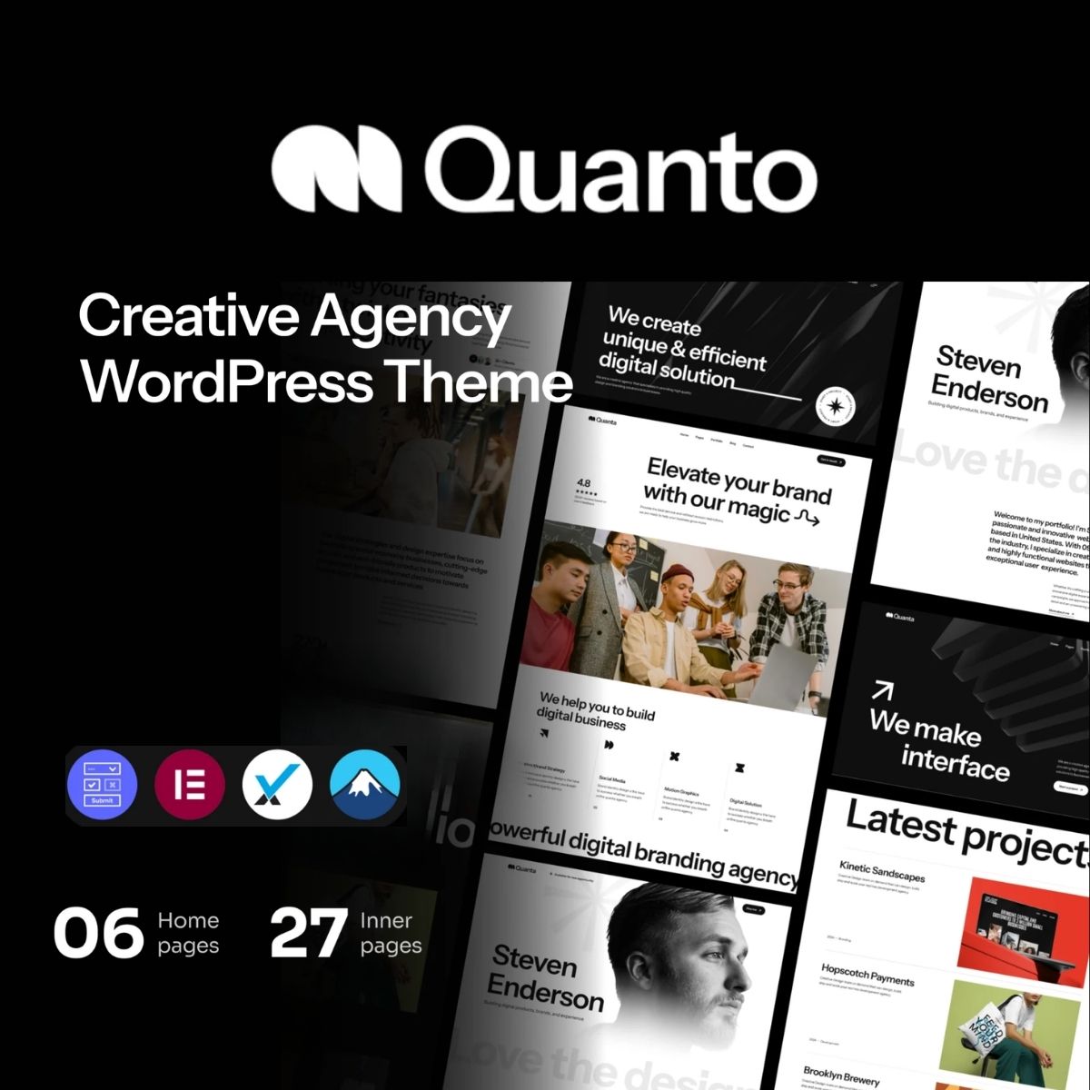 Quanto - Creative Agency WordPress Theme Quanto - Creative Agency WordPress Theme