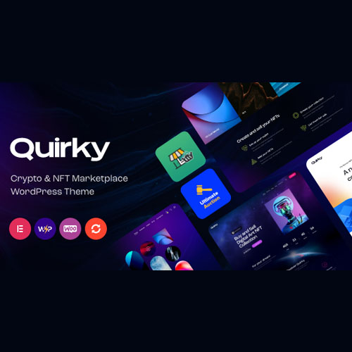 Quirky - NFT, Token & Blockchain WCFM Marketplace WordPress Theme Quirky - NFT, Token & Blockchain WCFM Marketplace WordPress Theme