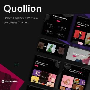 Quollion - Colorful Agency & Portfolio WordPress Theme