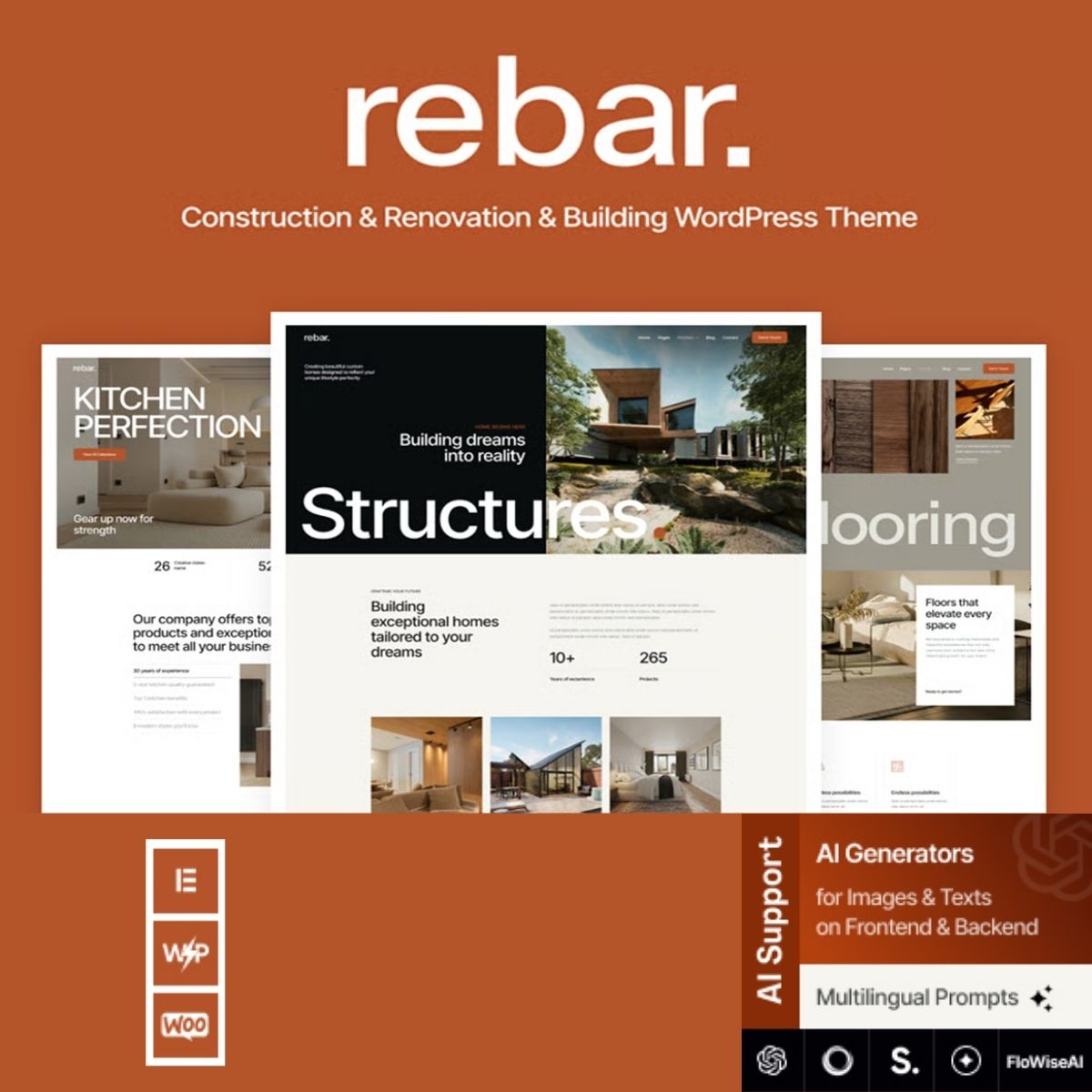 Rebar - Construction & Renovation & Building WordPress Theme Rebar - Construction & Renovation & Building WordPress Theme