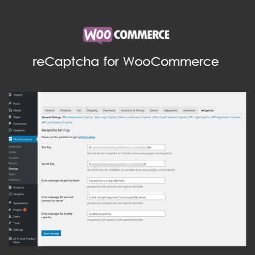 reCaptcha for WooCommerce reCaptcha for WooCommerce