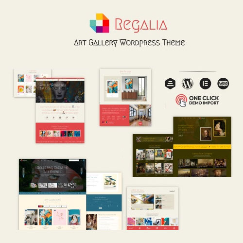 Regalia - Artist Portfolio, Art Gallery Theme Regalia - Artist Portfolio, Art Gallery Theme