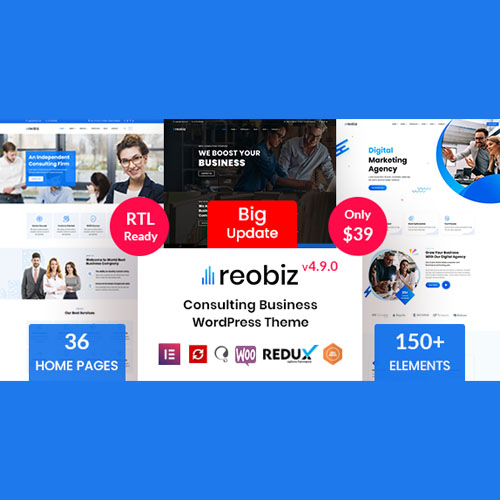 Reobiz - Consulting Business WordPress Theme Reobiz - Consulting Business WordPress Theme