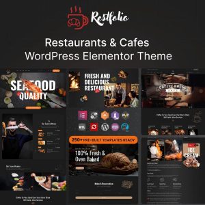 Restfolio - Elementor Restaurants & Cafes WordPress Theme