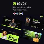 Revox - Personal Portfolio WordPress Theme