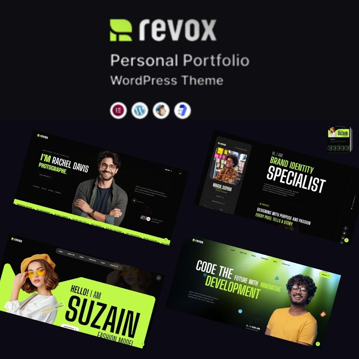 Revox - Personal Portfolio WordPress Theme Revox - Personal Portfolio WordPress Theme