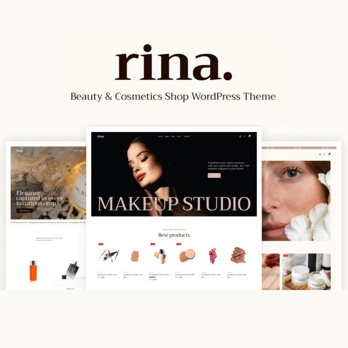 Rina - Beauty & Cosmetics Shop WordPress Theme Rina - Beauty & Cosmetics Shop WordPress Theme