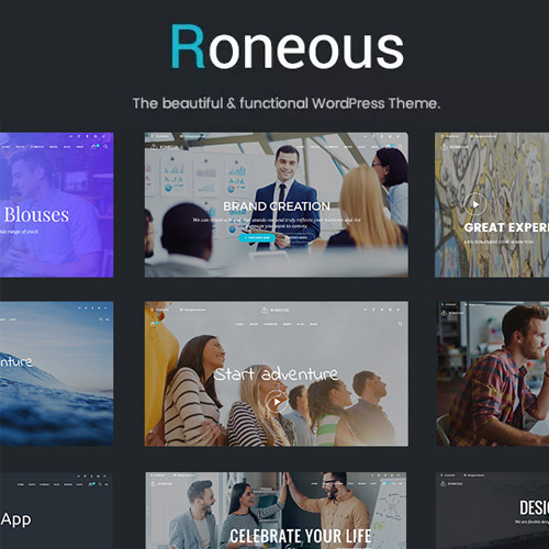 Roneous - Creative Multi-Purpose WordPress Theme Roneous - Creative Multi-Purpose WordPress Theme