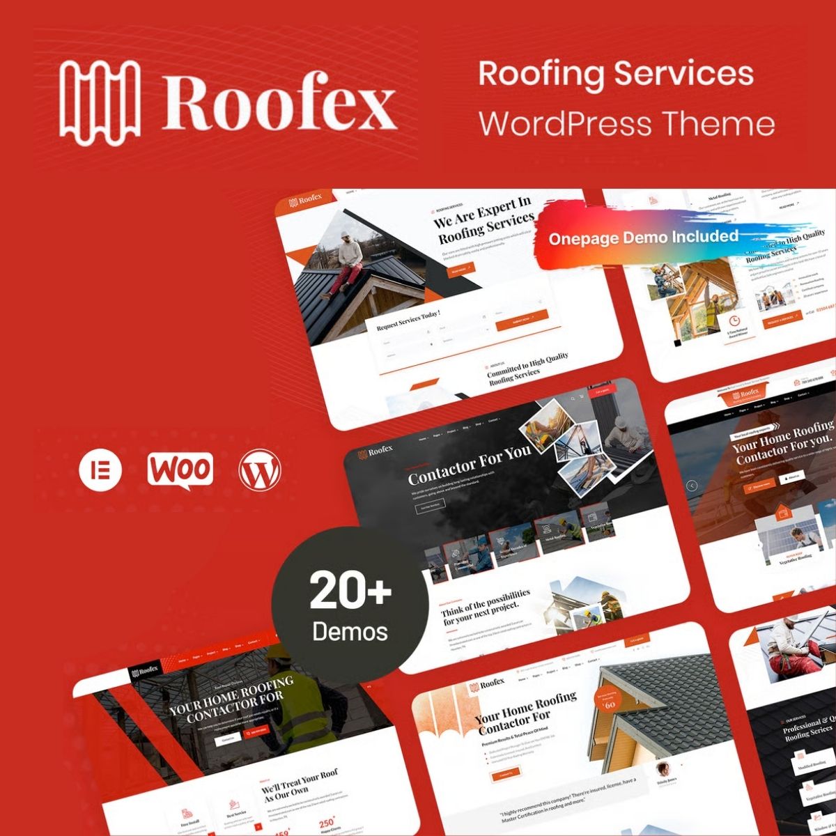 Roofex - Roofing WordPress Theme Roofex - Roofing WordPress Theme