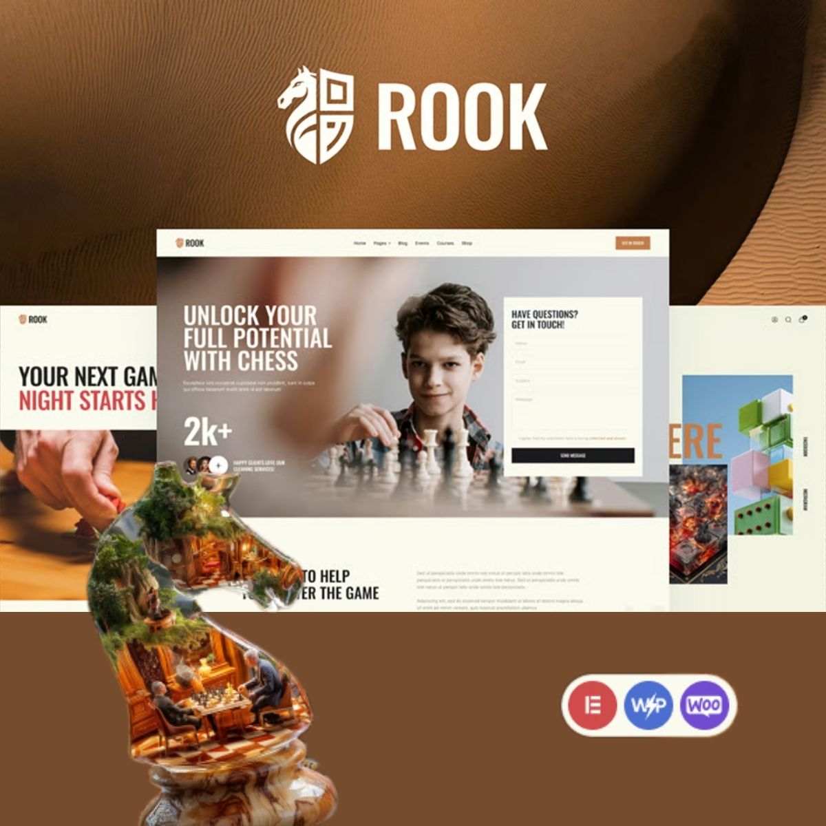Rook - Chess Club & Board Games WordPress Theme Rook - Chess Club & Board Games WordPress Theme
