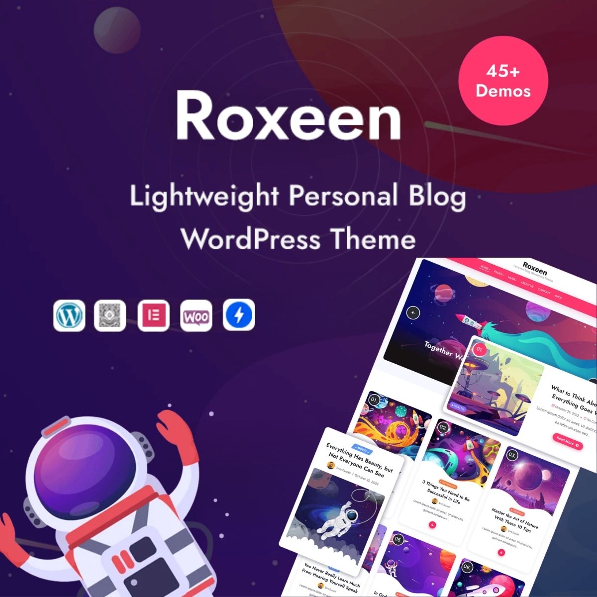 Roxeen | Personal Lightweight WordPress Theme Roxeen | Personal Lightweight WordPress Theme