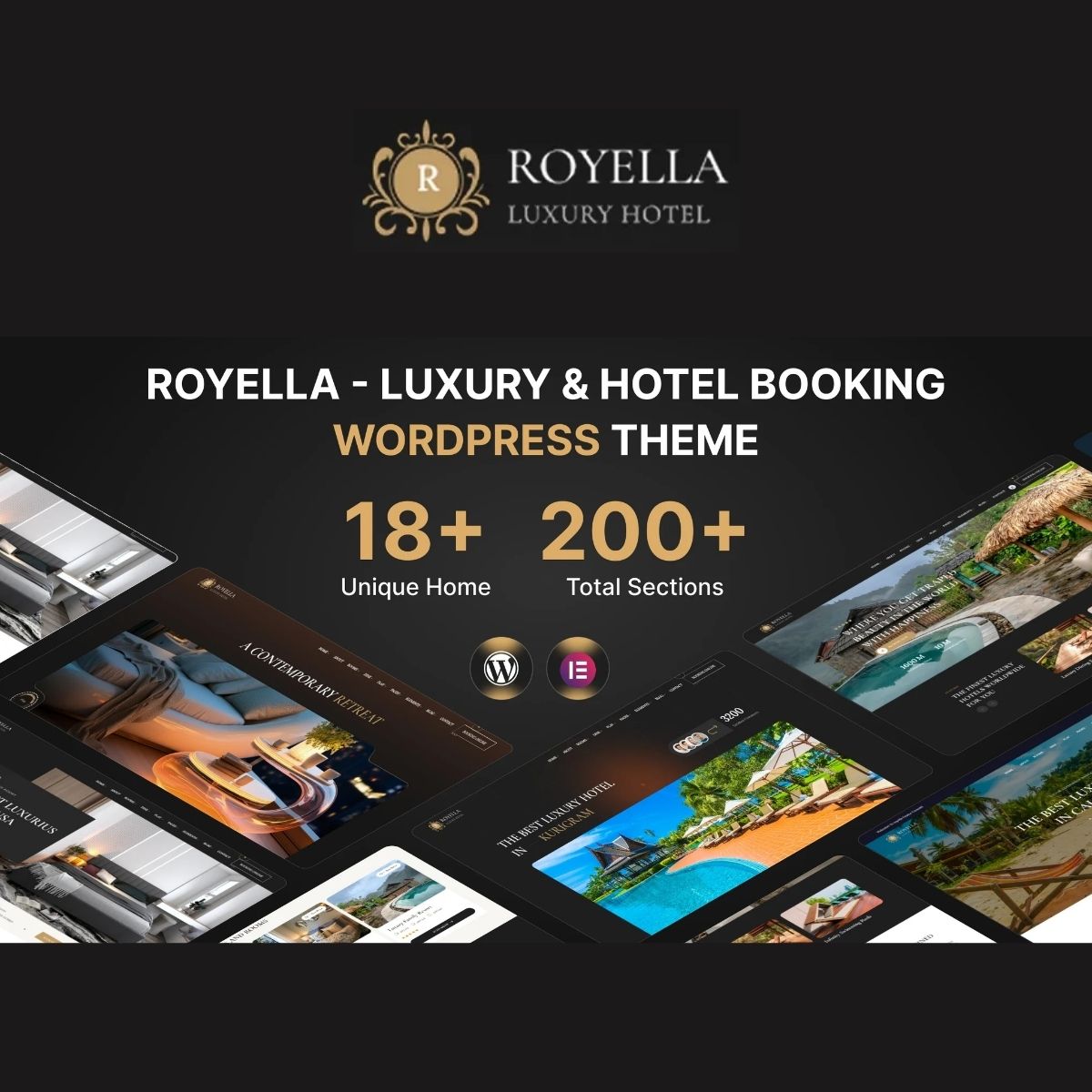Royella - Luxury & Hotel Booking WordPress Theme Royella - Luxury & Hotel Booking WordPress Theme