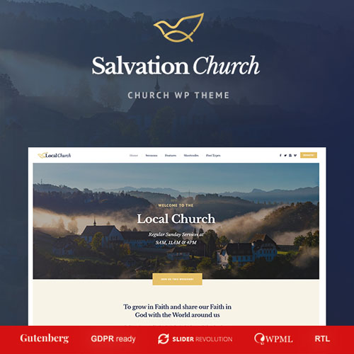 Salvation - Church & Religion WP Theme Salvation - Church & Religion WP Theme