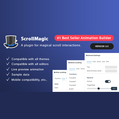 Scroll Magic Wordpress - Scrolling Animation Builder Plugin Scroll Magic Wordpress - Scrolling Animation Builder Plugin