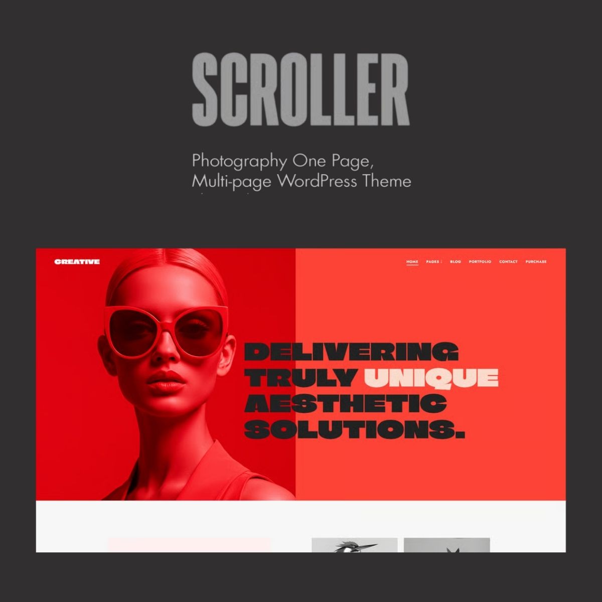 Scroller - Photography One Page / Multi-page WordPress Theme Scroller - Photography One Page / Multi-page WordPress Theme