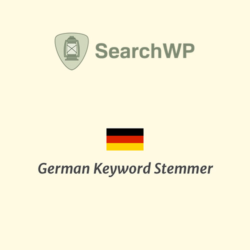 SearchWP German Keyword Stemmer SearchWP German Keyword Stemmer