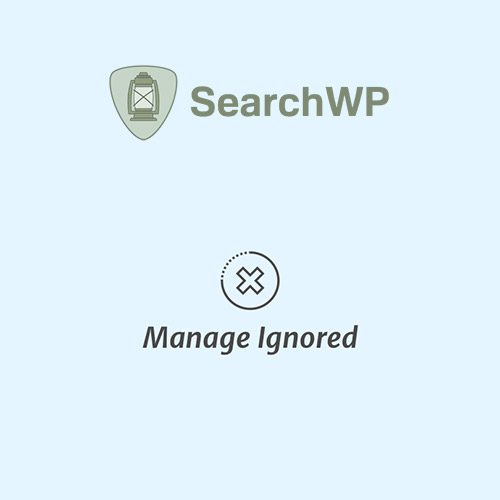 SearchWP Manage Ignored SearchWP Manage Ignored