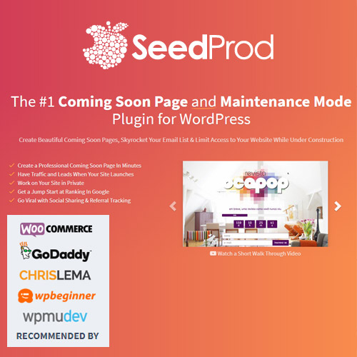 SeedProd Coming Soon Pro - WordPress Coming Soon Pages & Maintenance Mode SeedProd Coming Soon Pro - WordPress Coming Soon Pages & Maintenance Mode