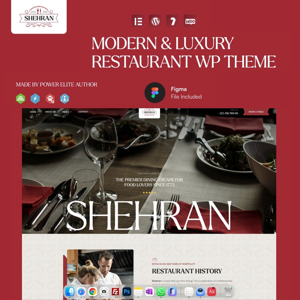 Shehran - Restaurant WordPress Theme Shehran - Restaurant WordPress Theme