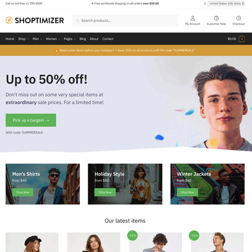 Shoptimizer - Fastest WooCommerce WordPress Themes Shoptimizer - Fastest WooCommerce WordPress Themes