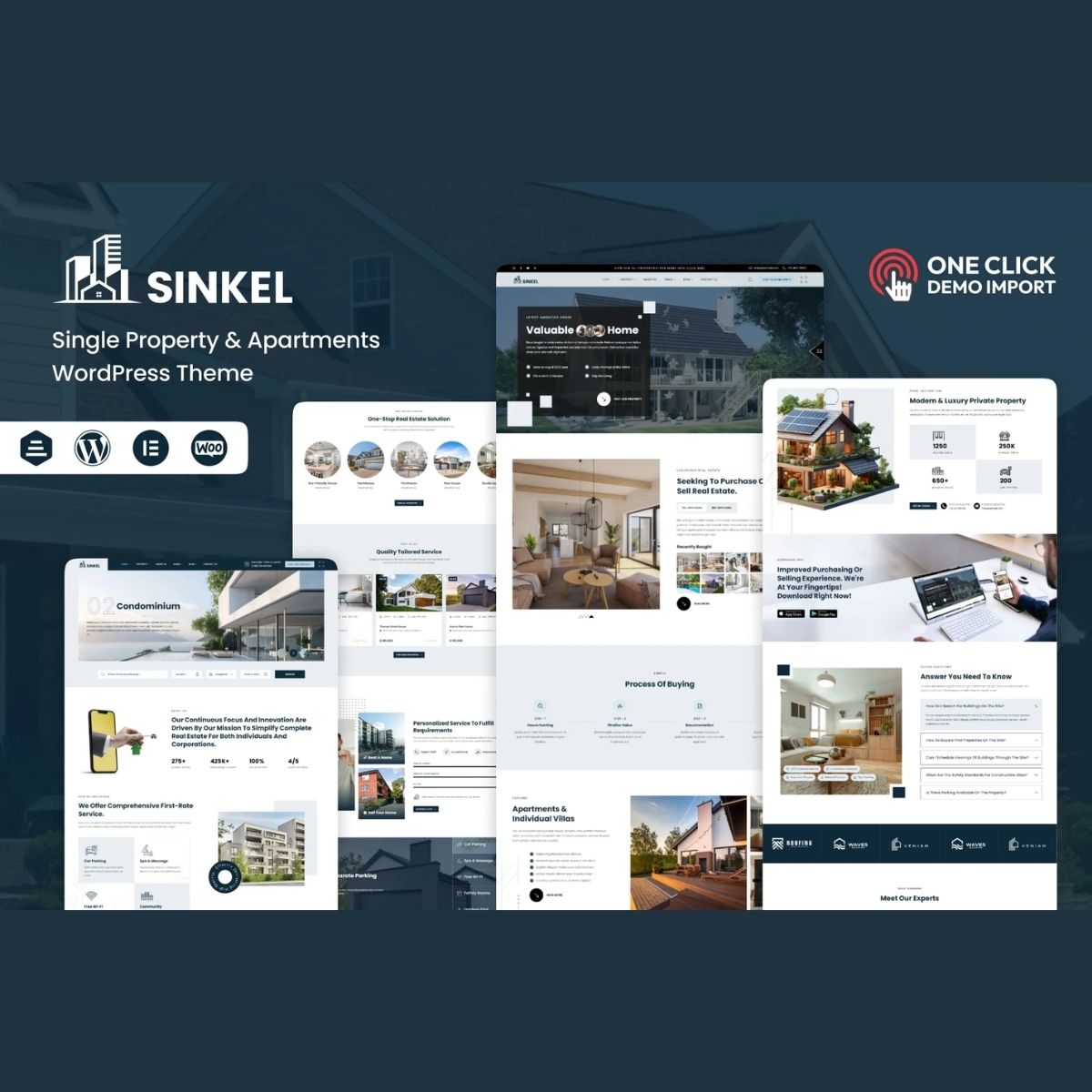 Sinkel - Single Property & Apartments Real Estate WordPress Theme Sinkel - Single Property & Apartments Real Estate WordPress Theme
