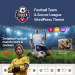 SoccerClub - Football Team & Soccer League WordPress Theme